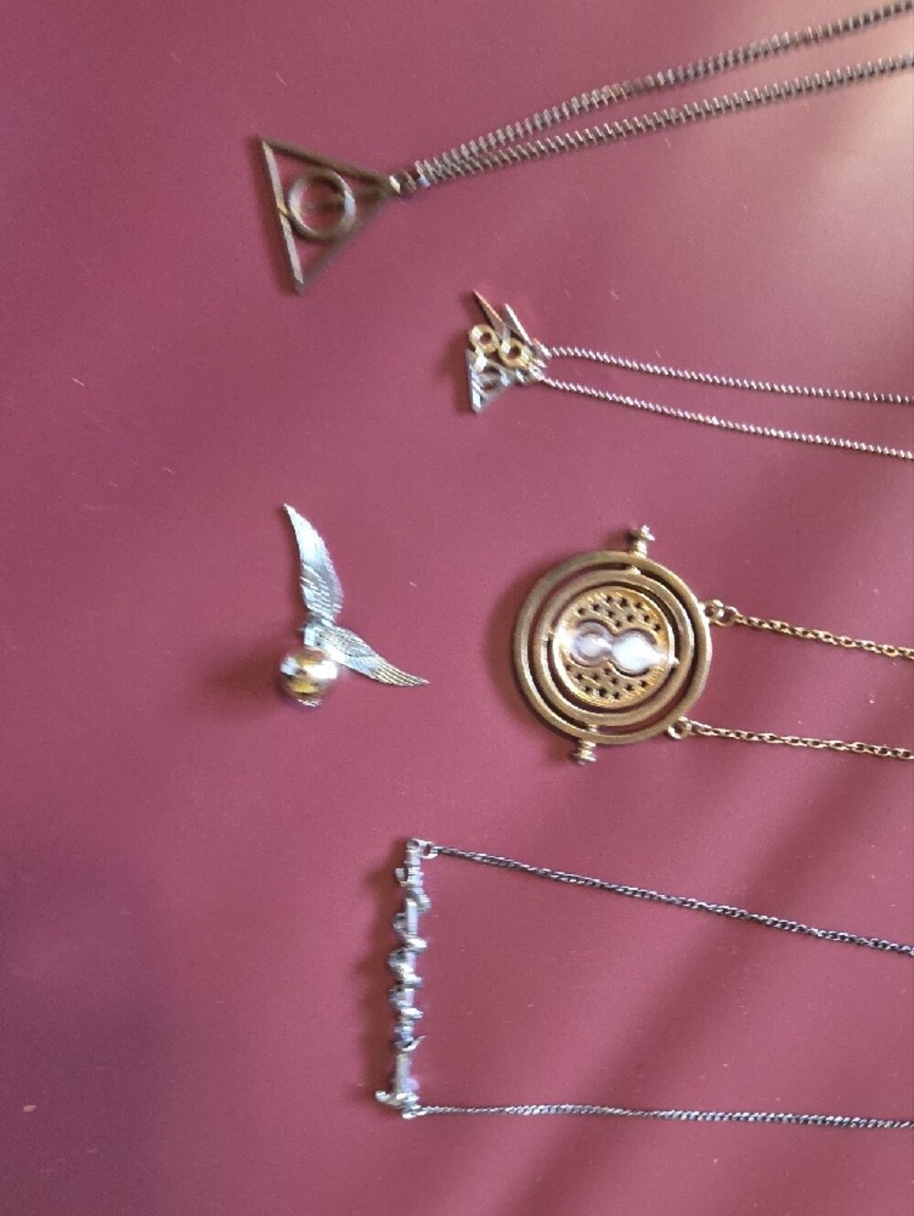 Harry Potter Mixed Metal Necklace Set - Gold & Silver Necklaces - Picture 5 of 5